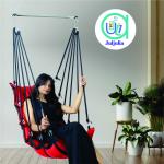 Red, Trendy Hammock Swing | Lively Jhula for Modern Homes & Balconies | 200 Kg Capacity