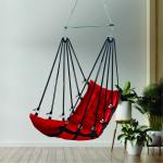 Red, Trendy Hammock Swing | Lively Jhula for Modern Homes & Balconies | 200 Kg Capacity